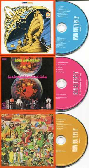 3CD/Box Set Iron Butterfly: The Triple Album Collection 37329