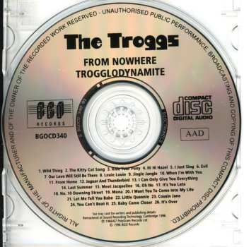 CD The Troggs: From Nowhere / Trogglodynamite 634037