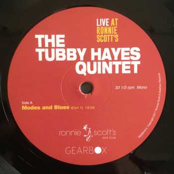 LP The Tubby Hayes Quintet: Live At Ronnie Scott´s 594088