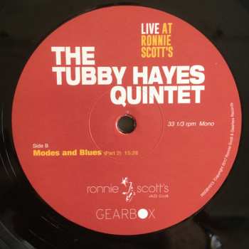 LP The Tubby Hayes Quintet: Live At Ronnie Scott´s 594088