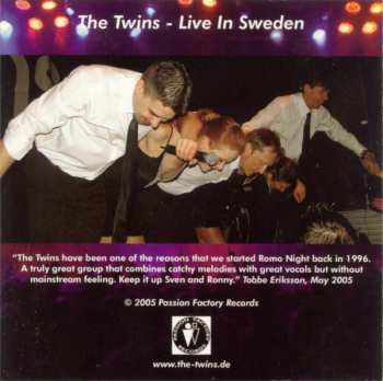 CD The Twins: Live In Sweden 291341