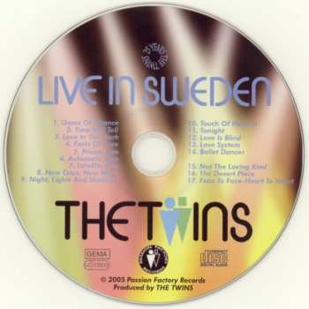 CD The Twins: Live In Sweden 291341