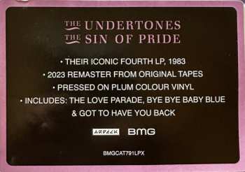 LP The Undertones: The Sin Of Pride CLR 471308