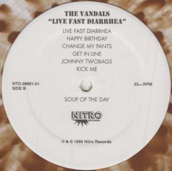 LP The Vandals: Live Fast Diarrhea LTD | CLR 77235