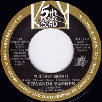 SP The Vel-Vets: I Got To Find Me Somebody / You Don't Mean It 146973