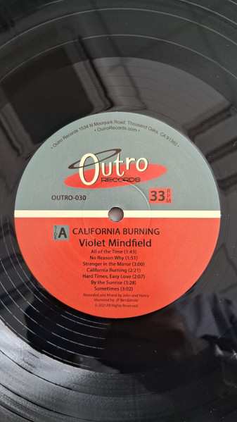 LP The Violet Mindfield: California Burning 575192