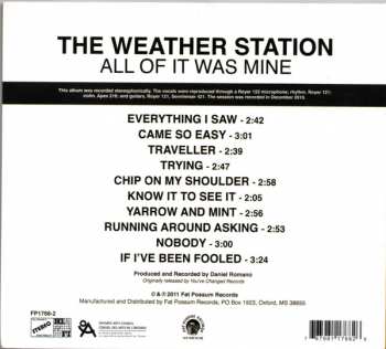 CD The Weather Station: All Of It Was Mine 294062