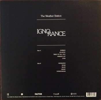 LP The Weather Station: Ignorance CLR | LTD 565807