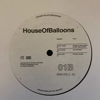 2LP The Weeknd: House Of Balloons LTD 585734