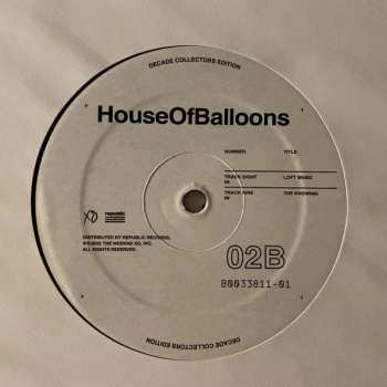 2LP The Weeknd: House Of Balloons LTD 585734