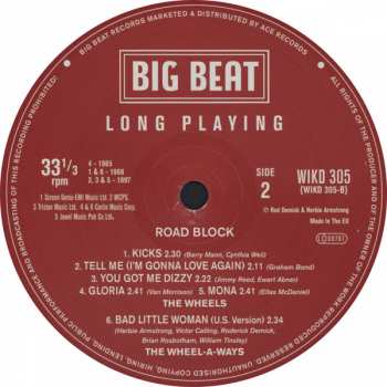 LP The Wheels: Road Block LTD 136383