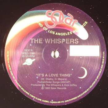 LP The Whispers: Rock Steady / It's A Love Thing 625317