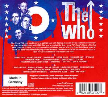 2CD The Who: Live At Shea Stadium 1982 550146