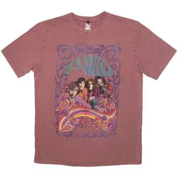 Merch The Who: Stone Wash Tričko Psych Floral