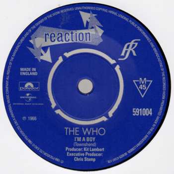 5SP/Box Set The Who: The Reaction Singles (1966) LTD 589180