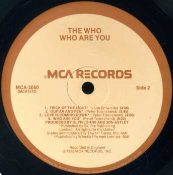 LP The Who: Who Are You 609805