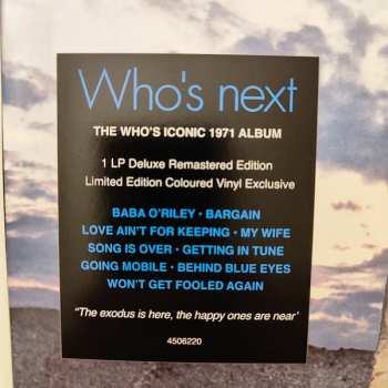 LP The Who: Who's Next CLR | DLX | LTD 631908