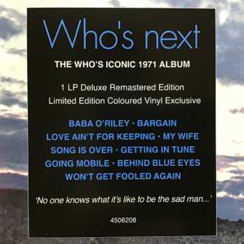 LP The Who: Who's Next CLR | DLX | LTD 655335