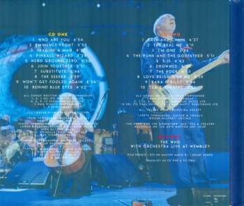 2CD/Blu-ray The Who: With Orchestra Live At Wembley DIGI 615029