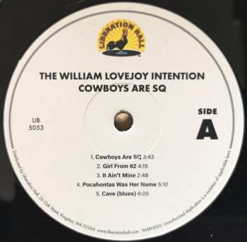 LP The William Loveday Intention: Cowboys Are SQ 560877