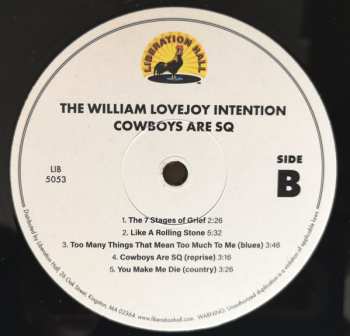 LP The William Loveday Intention: Cowboys Are SQ 560877