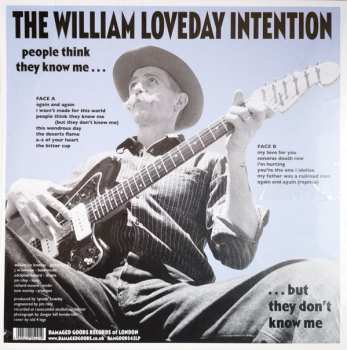 LP The William Loveday Intention: People Think They Know Me ... ... But They Don’t Know Me 596043