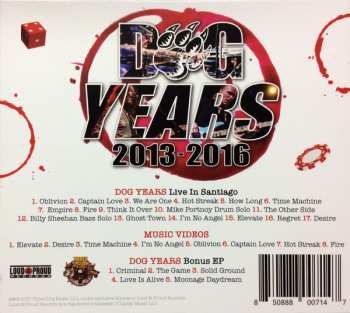 CD/Blu-ray The Winery Dogs: Dog Years - Live in Santiago & Beyond 2013-2016 438071