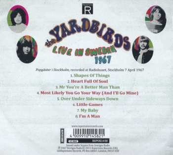 CD The Yardbirds: Live In Sweden DIGI 416437