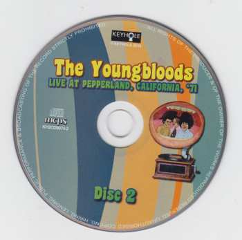 2CD The Youngbloods: Live At Pepperland, California, '71 647613