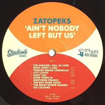 LP The Zatopeks: Ain't Nobody Left But Us 588121