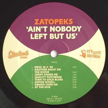 LP The Zatopeks: Ain't Nobody Left But Us 588121