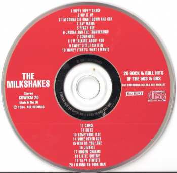 CD Thee Milkshakes: 20 Rock And Roll Hits Of The 50's And 60's 256121