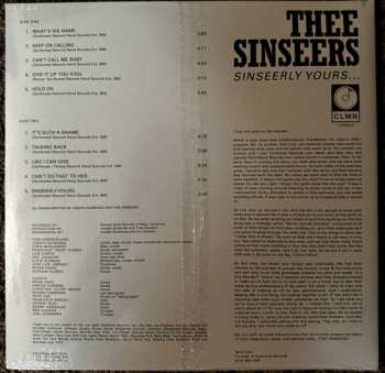 LP Thee Sinseers: Sinseerly Yours CLR 560404