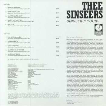 LP Thee Sinseers: Sinseerly Yours 562228