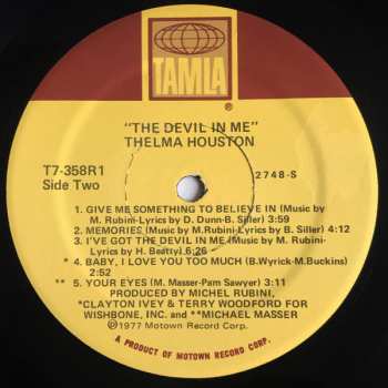 LP Thelma Houston: The Devil In Me 651179