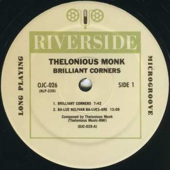 LP Thelonious Monk: Brilliant Corners 606235