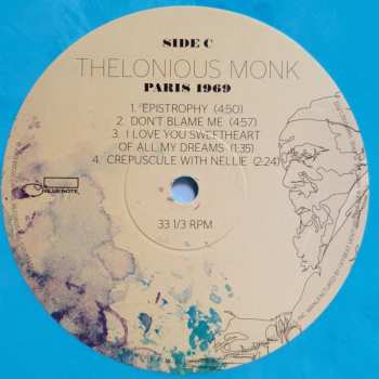 2LP Thelonious Monk: Paris 1969 CLR 656611