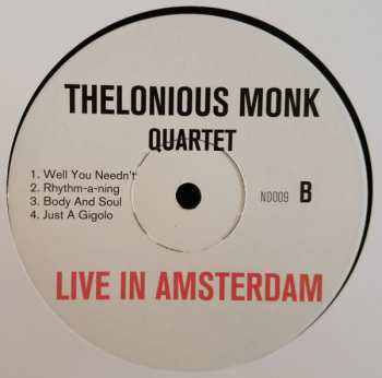 LP Thelonious Monk: Live In Amsterdam 594695