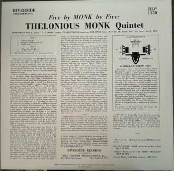 LP The Thelonious Monk Quintet: 5 By Monk By 5 564755