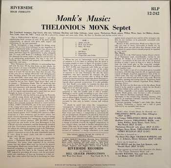 LP Thelonious Monk Septet: Monk's Music 592472