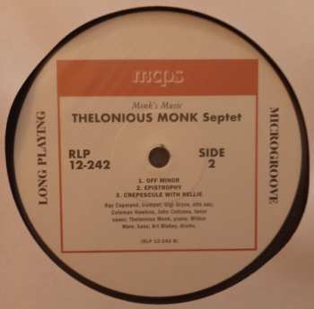 LP Thelonious Monk Septet: Monk's Music LTD 618166