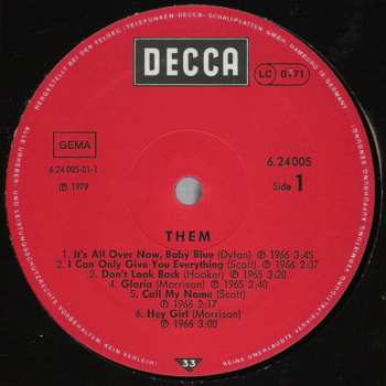 LP Them: Them Featuring Van Morrison 613752