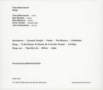 CD Theo Bleckmann: Elegy 118923