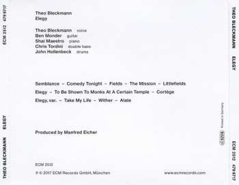 CD Theo Bleckmann: Elegy 118923