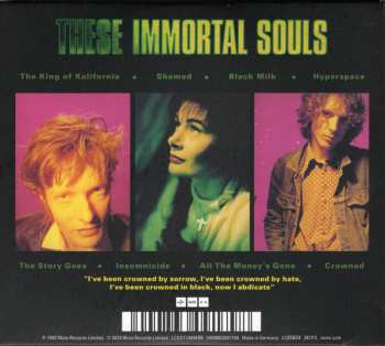 CD These Immortal Souls: I'm Never Gonna Die Again 552972