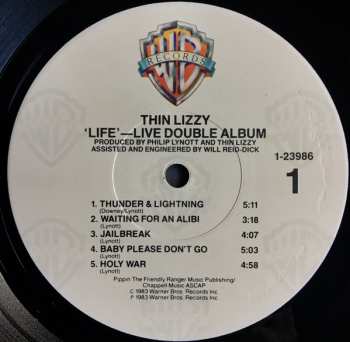 2LP Thin Lizzy: Life Live 671685