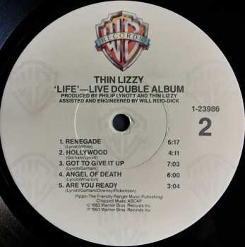 2LP Thin Lizzy: Life Live 671685