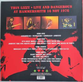 2LP Thin Lizzy: Live And Dangerous At Hammersmith 16 Nov 1976 623109