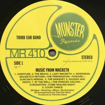 LP Third Ear Band: Music From Macbeth 72302