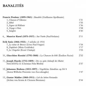 CD Daniel Blumenthal: Banalités DIGI 328153